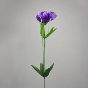 Kwiat Irys pojedynczy z trawą 50cm